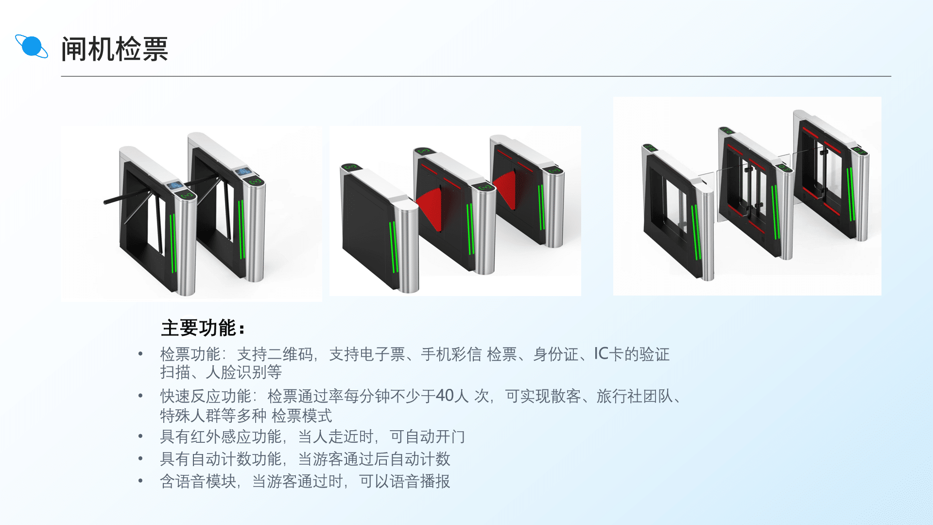 闸机检票系统